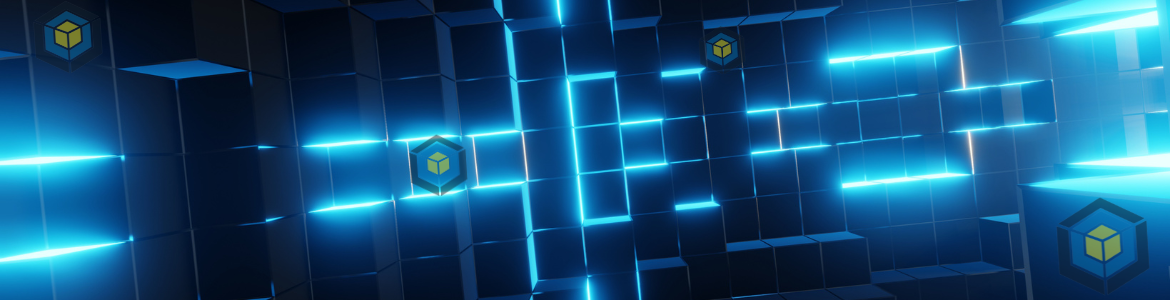 blue background